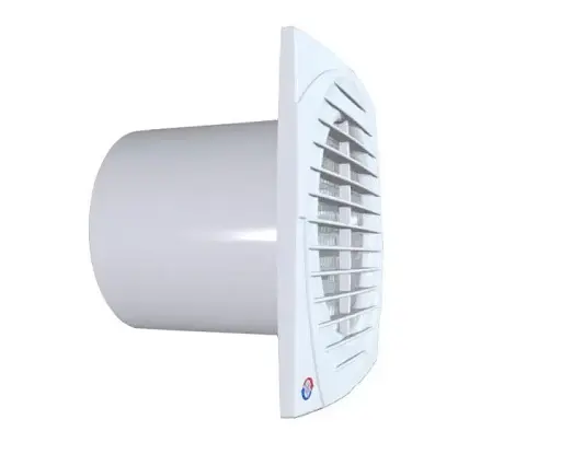Вентилятор вытяжной бытовой Vents 125 ДЛ с сеткой от насекомых на шариковых подшипниках белый - фото 4