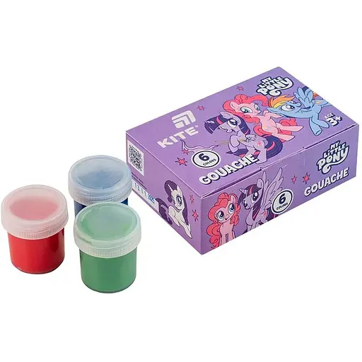 Гуаш Kite My Little Pony 6 кольорів (LP25-062) - фото 2