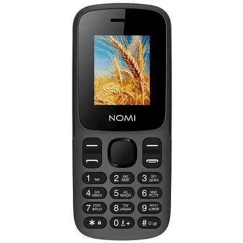 Мобільний телефон Nomi i1890 Grey, 2 Sim, 1.77" (128x160) TFT, microSD, BT, MP3, Li-Ion 1700mAh - фото 1