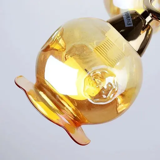 Люстра потолочная Brille классическая E14 40W G (LK-394C/3) - фото 2