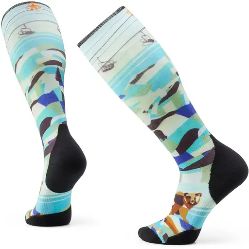 Шкарпетки Smartwool Ski Targeted Cushion Bear Country Print OTC Capri L Smart Wool (1033-SW SW002148.810-L)