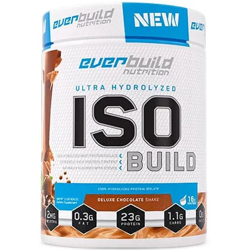 Протеїн Everbuild Nutrition Iso Build Protein Isolate Шоколад 454 г