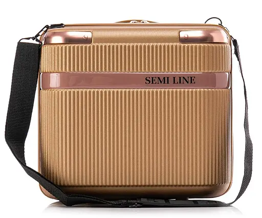 Бьюті-кейс Semi Line 16L Gold (T5667-1) (DAS302653) - фото 3