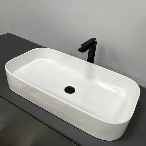 Умивальник VBI Vestone 75 white накладний VBI-017003, Білий - фото 2