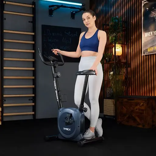 Велотренажер Trex Sport TX-350MB RIZE магнітний синій - фото 2