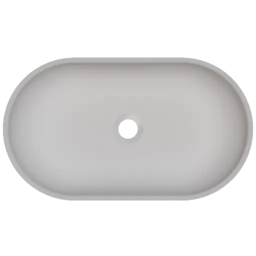 Раковина матова накладна Amidicon Savanna 56 560x320 з литого каменю SAVANNA_56_MAT, Білий матовий - фото 4