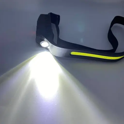 Налобний ліхтар W689-3 Ліхтарик на голову з датчиком руху LED ліхтарик на лоб - фото 4