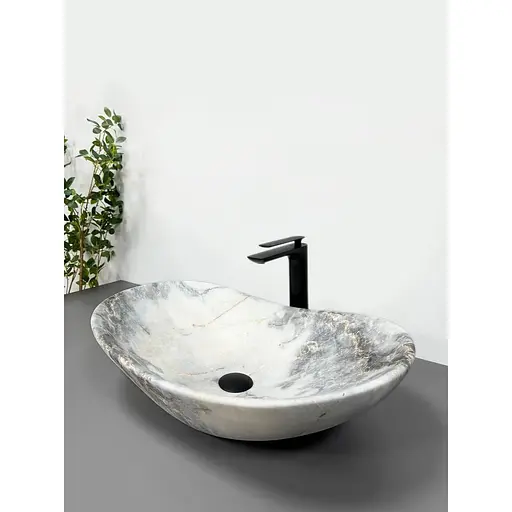 Умивальник VBI Turin granit matt накладний VBI-011503, Мармур - фото 1