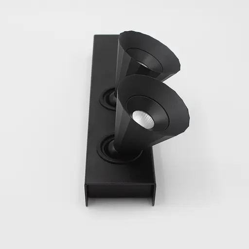 Накладной светильник Skarlat RSLC74131-2 2x7W BK 3000K - фото 2