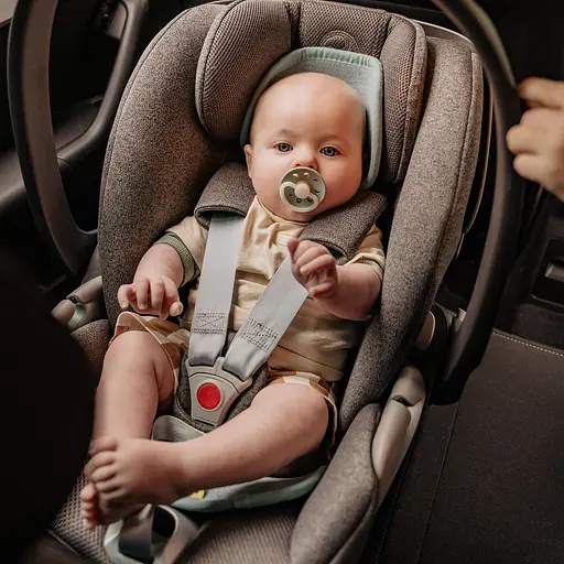 Дышащий вкладыш AeroMoov Air Layer для автокресел группы 0 мятный (AL-0-MI) - фото 5