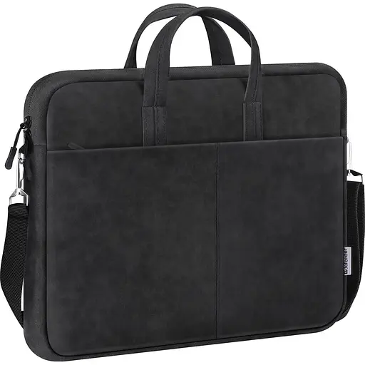 Сумка для ноутбука Defender 15.6ъ Solid, Black, экокожа, 410х310х40 мм (26091) (26091_DEFENDER) - фото 1