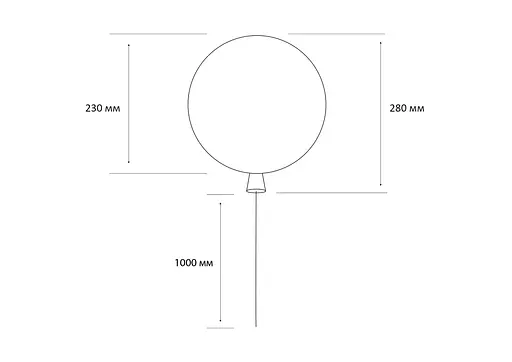 Стельовий світильник MJ-Light 5055С/S RED - фото 5
