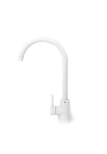 Смеситель для кухни Adamant SA-01 белый, Белый - фото 2