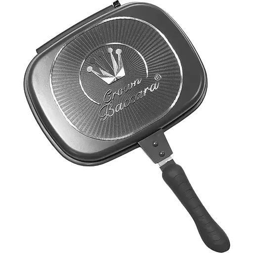 Уцінка. Подвійна сковорода Supretto Crown Baccara з антипригарним покриттям 28 см (8161) - фото 5