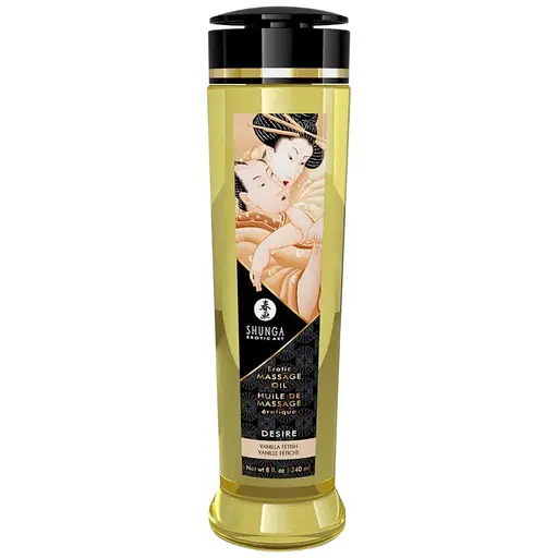 Масажне масло Shunga Desire Vanila натуральне зволожуюче 240 мл