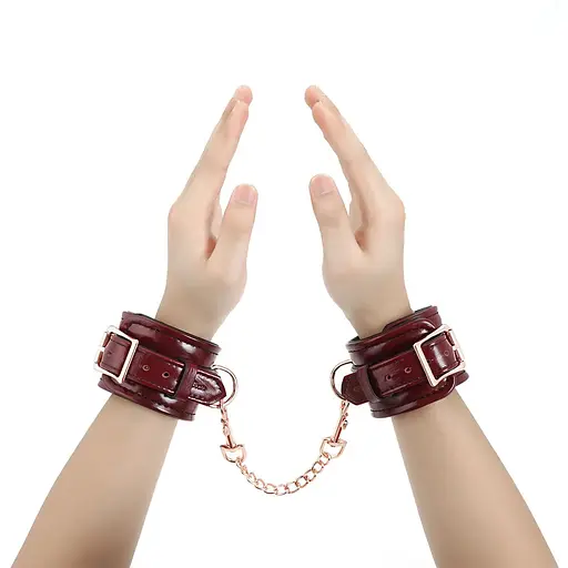 Наручники Liebe Seele Wine Red wirst Cuffs - фото 9