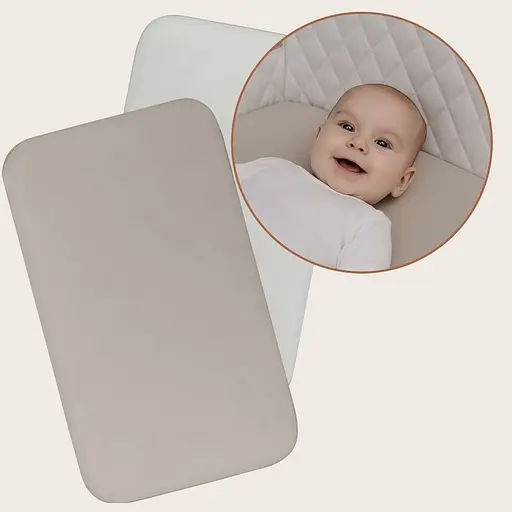 Простыня Lionelo Bamboo Sheet Off White Beige 80 x 42 см (LO-BAMBOO SHEET OFF WHITE BEIGE 80x42) 2 шт. - фото 3