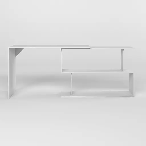 Стіл комп'ютерний поворотний з полицями М-ЗОН Джеко 1200 Німфея Альба (MZN-031031) - фото 4