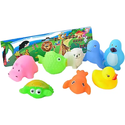 Животное пищалка, 8 шт., в шарике, 20x19.5x5 см (в ассортименте)