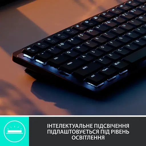 Клавиатура беспроводная механическая Logitech MX Mechanical Mini Minimalist Graphite (920-010780) - фото 7