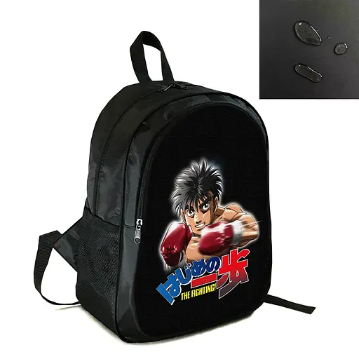 Рюкзак городской/школьный 38×28 см с принтом Аниме Hajime no Ippo два отделения, детский, подростковый, мужской, женский (4106)
