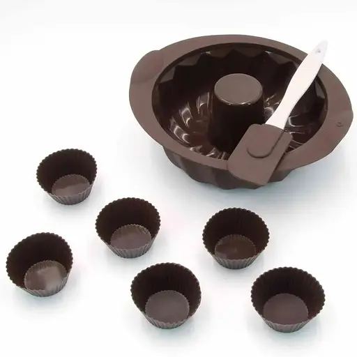 Набор форм для выпечки мафинов Lessner Chef Choco 8 предметов (10257)