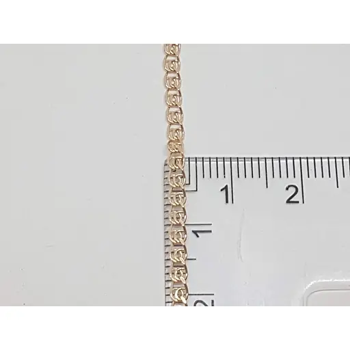 Золотая цепочка Семейные драгоценности (Лав). 1960340 45 - фото 3