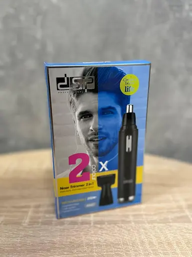 Триммер беспроводной аккумуляторный DSP 40007 для носа ушей и бороды 2 в 1 3 Вт Черный - фото 6