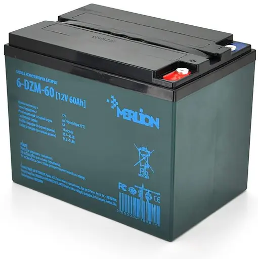 Акумуляторна батарея для ДБЖ Merlion AGM 12 V / 60 А*ч (6-DZM-60/18091) - фото 1