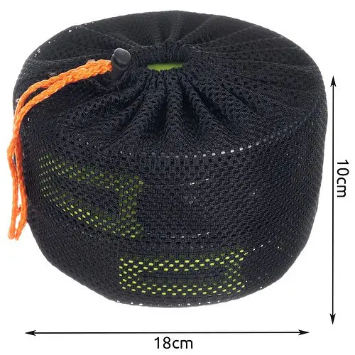 Туристичний посуд Trizand 23667, 18 предметів (антипригарне покриття, для кемпінгу, 2 особи) - фото 2