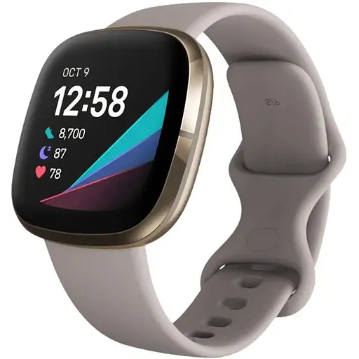 Смарт-часы Fitbit Sense Silver Sage Grey FB512SRSG - фото 1