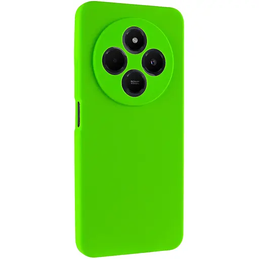 Чохол Lakshmi Silicone Cover Full Camera AA для Xiaomi Redmi 14C/Poco C75 Салатовий/Neon Green