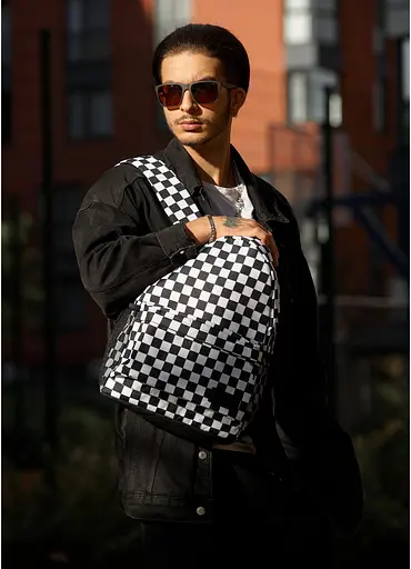 Чоловічий рюкзак Sambag BRIX PJT CLASSIC СHESS 40 х 27 х 15 см (11711719m) - фото 4