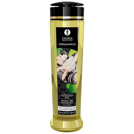 Органічна масажна олія Shunga Organica Natural з вітаміном 240 мл