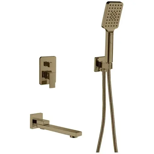 Душова система прихованого монтажу Haiba Kubus 009 HB9629, Золотий - фото 1
