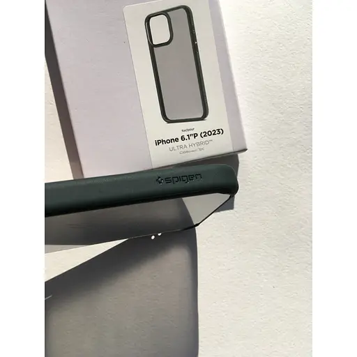 Протиударний чохол Spigen Ultra Hybrid для iPhone 15 Pro (6.1") Frost Green ACS06710 - фото 8