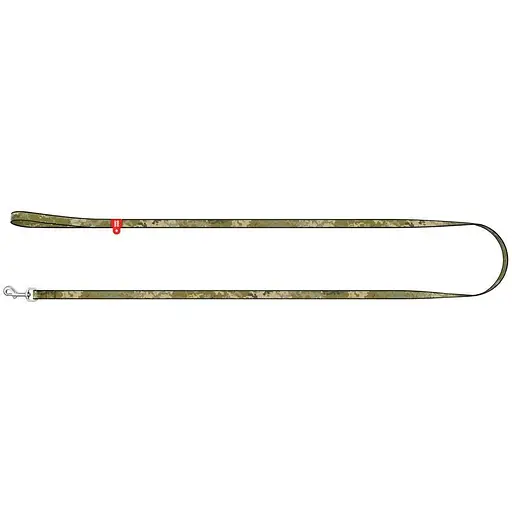 Повідець для котів та дрібних порід собак Waudog Nylon нейлоновий, малюнок "Мілітарі", XS - фото 2