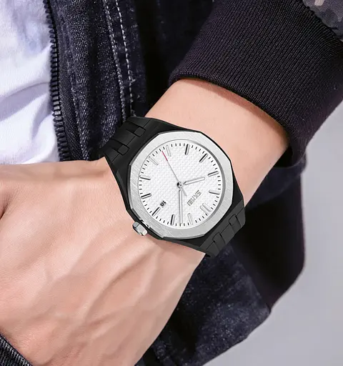 Годинник наручний 9299BKWT Black-White Skmei acs0029781 - фото 3