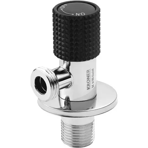 Кран приладовий Kroner KRP Edelstahl Klassisch - CHS201 1/2"х1/2" ЗЗ (CV031408) - фото 1