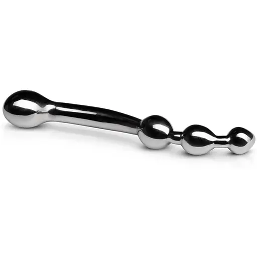 Металевий анально-вагінальний стимулятор Sinner Gear Unbendable Metal Anal Dildo - фото 3