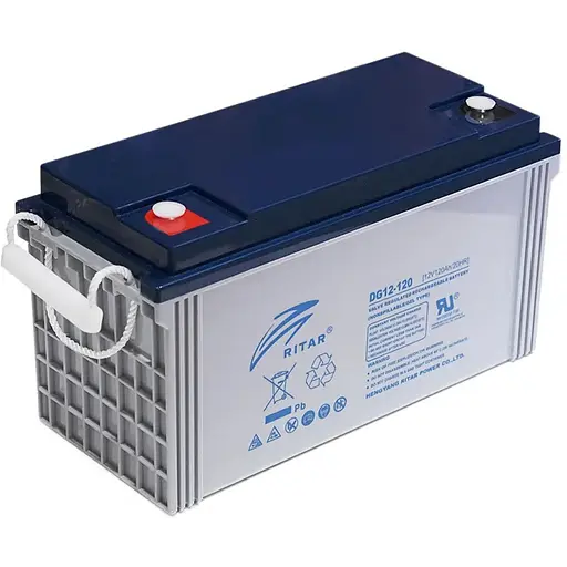 Аккумуляторная батарея GEL RITAR DG12-120, Gray Case, 12V 120.0Ah (407 х 177 х 225) Q1/36