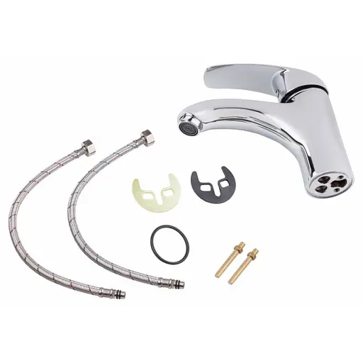 Смеситель для умывальника Lidz (CRM) Mars 81 001 00 Хром - фото 6