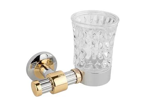 Склянка для зубних щіток Kugu Maximus 606C&G золотий - фото 3