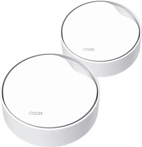 Mesh-система TP-Link Mesh Deco X50 PoE AX3000 2Pcs White 802.11ax (Deco-X50-PoE-2-pack) - фото 1