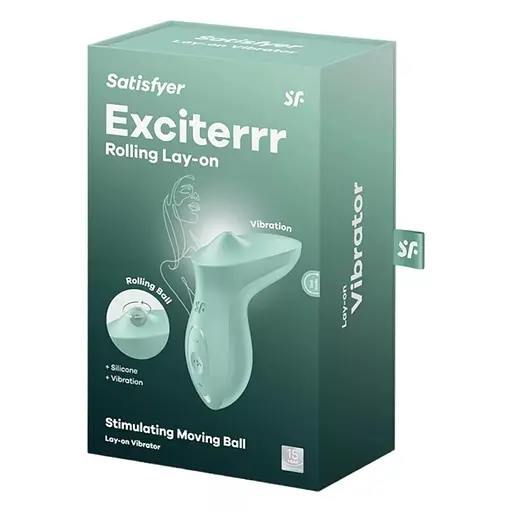 Вібратор для клітора Satisfyer Exciterrr м'ятний - фото 2