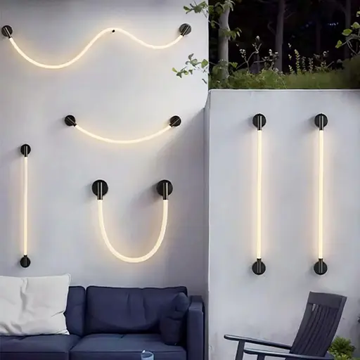 Інноваційний настінний світильник у 2-х розмірах Line F Арт. WM24 - фото 2