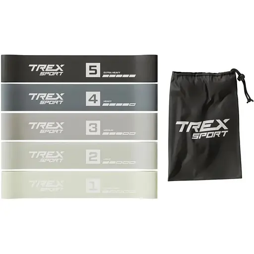 Набор резинок для фитнеса Trex Sport TX-065RBG 1-18кг - фото 2