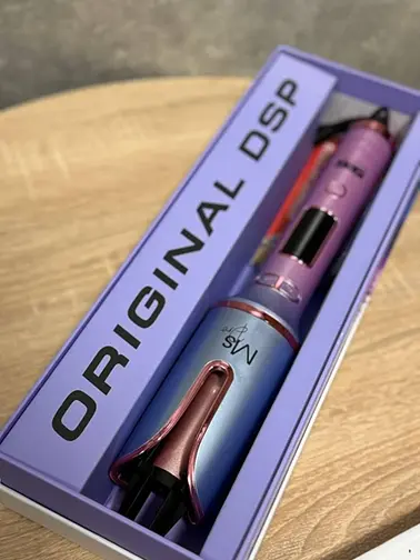 Автоматична плойка для завивки волосся DSP 20295 з керамічним покриття 25 мм 65 Вт Блакитний з рожевим - фото 2