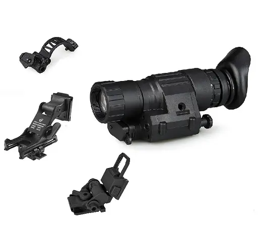 Монокуляр ночного видения PVS-14 с креплениями Mount + крепление Rhino рог + кронштейн FMA L4G24