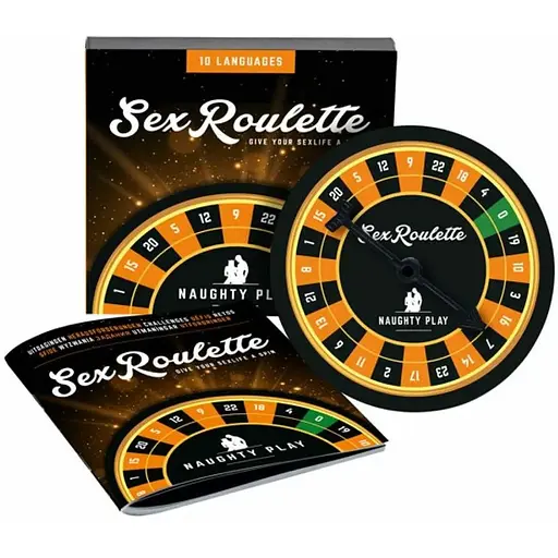 Еротична гра Tease Please Sex Roulette Kamasutra (помаранчевий)